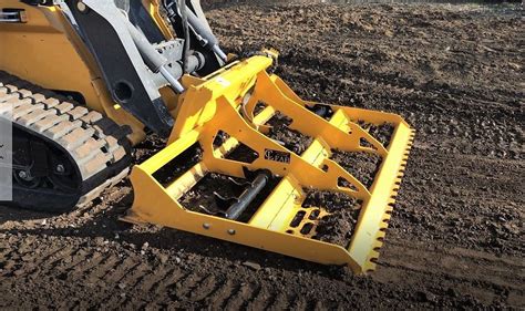 skid steer ground leveler|land leveler for skid steer.